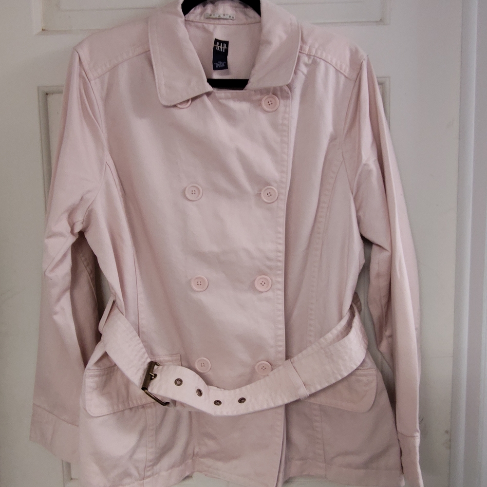Women's Double-Breasted Jacket - Pink
